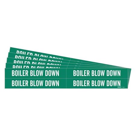 Brady Pipe Marker, PK5, 7331-4-PK 7331-4-PK