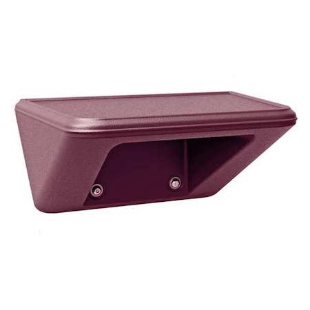 Cortech Shelf/Step, 8 in H, Burgundy 8600BY
