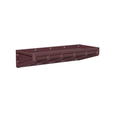 Cortech Institutional Bed, 81 in L, Burgundy 7701BY