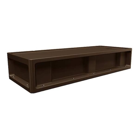 Cortech Institutional Bed, 79 in L, Brown 7500BN
