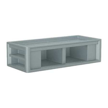 Cortech Institutional Bed, 81 in L, Gray 7601GY