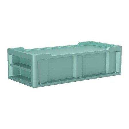 Cortech Institutional Bed, 86 in L, Aqua 7801AQ