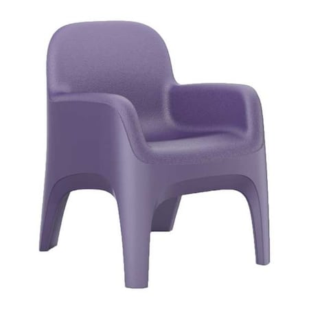 Cortech Arm Chair, Indigo Seat, 25 in W 26 in L 32 in H, Polyethylene Seat 7484IG