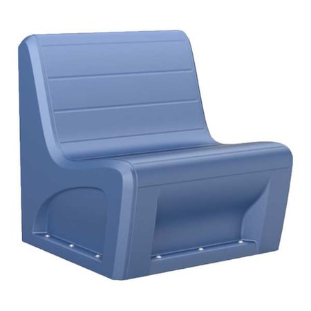 Cortech Sectional Chair, Midnight Blue Seat, 31 in W 32 in L 33 in H, Polyethylene Seat 96484MB