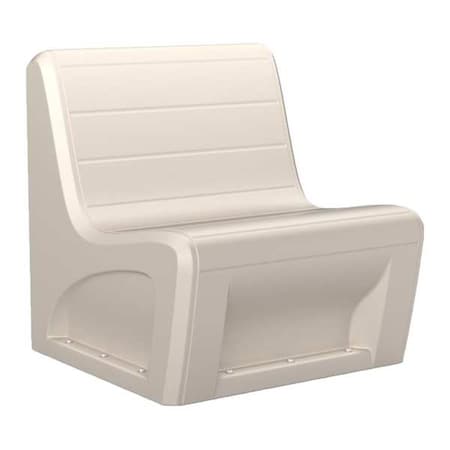 Cortech Sectional Chair, Stone Gray Seat, 31 in W 32 in L 33 in H, Polyethylene Seat 96484SG