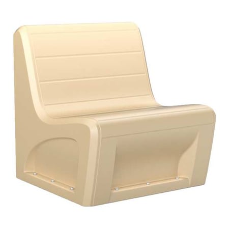 Cortech Sectional Chair, Sand Seat, 31 in W 32 in L 33 in H, Polyethylene Seat 96484SD