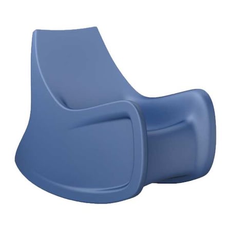 Cortech Rocking Chair, Midnight Blue Seat, 30 in W 45 in L 40 in H, Polyethylene Seat 146484MB