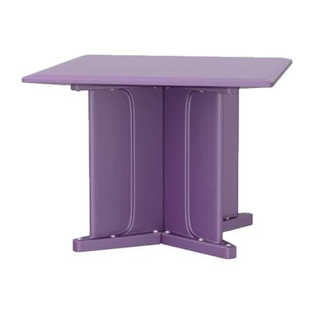 Cortech Square Table, 42 in W, 42 in L, 29 in H, Polyethylene Top, Indigo 66750IG