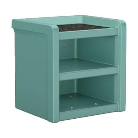 Cortech Nightstand, 21.5 in H, Aqua 7609AQ