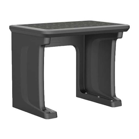 Cortech Freestanding Desk, 24 in D X 29 in H, 36 in W X Black 7608BK