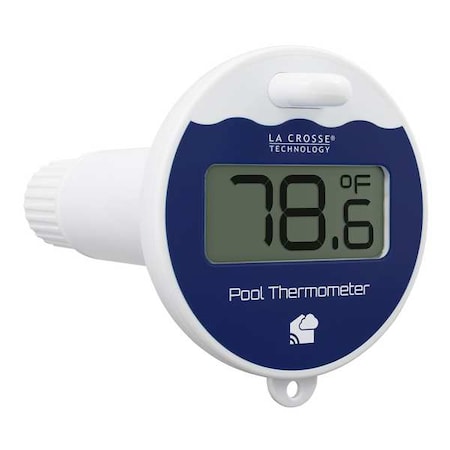 La Crosse Technology Pool Thermometer, Blue/White LTV-POOL-INT