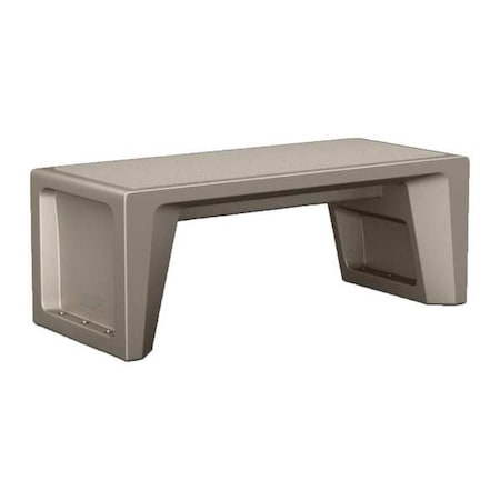 Cortech Bench, 21 in W, 48 in L, 18 in H, Gray 136484SG