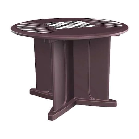 Cortech Table, 29 in H, Burgundy 66751BYGT