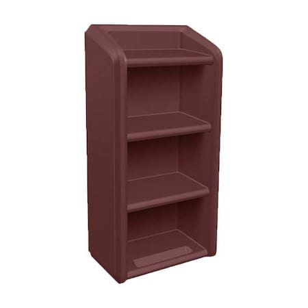 Cortech Shelf/Step, 49 in H, Burgundy 7111BY