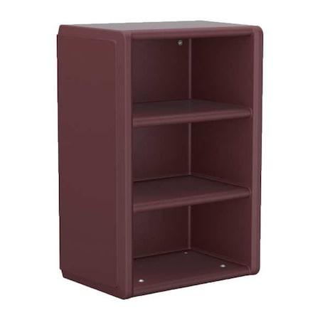 Cortech Open Chest, 42 in H, Burgundy 7201BY