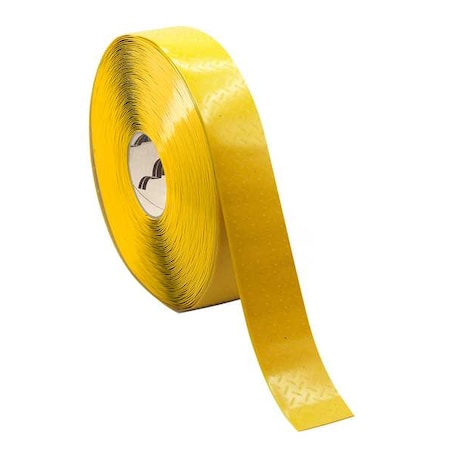 Mighty Line Floor marking, Yellow, 2 inx2 in, Roll MT201