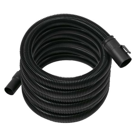 Dayton Vacuum Hose, 25 ft L, Black, Plastic 783GA2