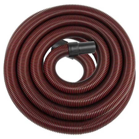 Dayton Vacuum Hose, 25 ft L, Black, Plastic 783GA3