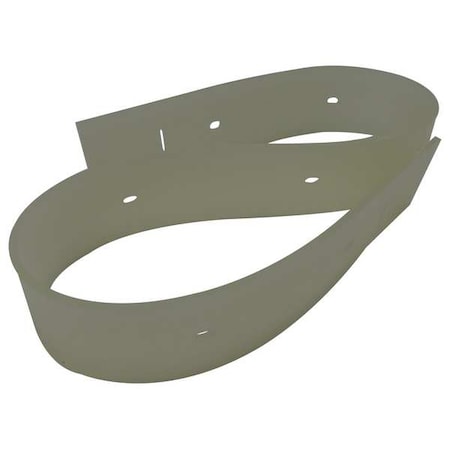 Tennant Rear Squeegee Blade, Rubber, Ivory 9017814