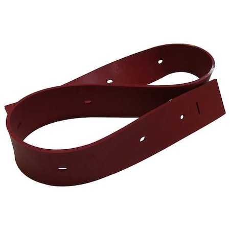 Tennant Rear Squeegee Blade, Polyurethane, Red 9017811