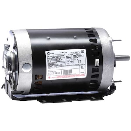 Century 3-Phase Direct Drive Blower Motor, 1 1/2 HP, 56H Frame, 200-230/460V AC Voltage, No. of Speeds: 1 H853V2