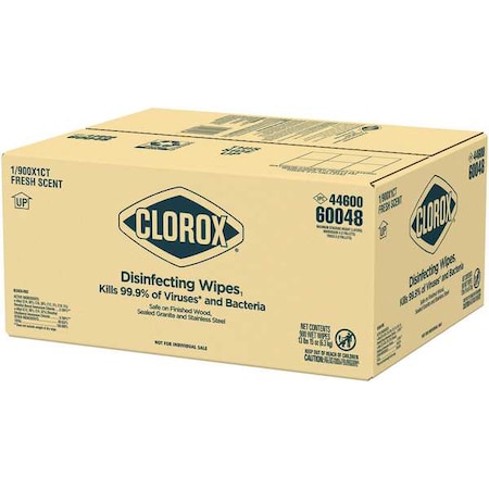 CLOROX Disinfecting Wipes, Packet, Fresh Scent, White 60048