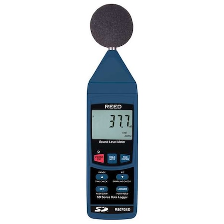 Reed Instruments Data Logging Sound Level Meter R8070SD