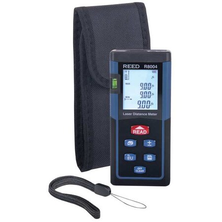 Reed Instruments Laser Distance Meter, 131ft R8004 | Zoro