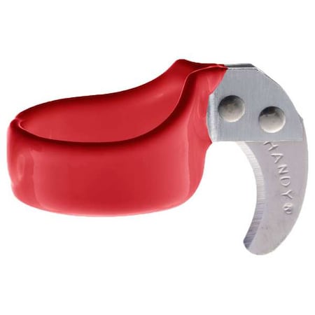 Handy Ring Knife, Blade Safety, Steel Blade, PK12 O-V-Red-12