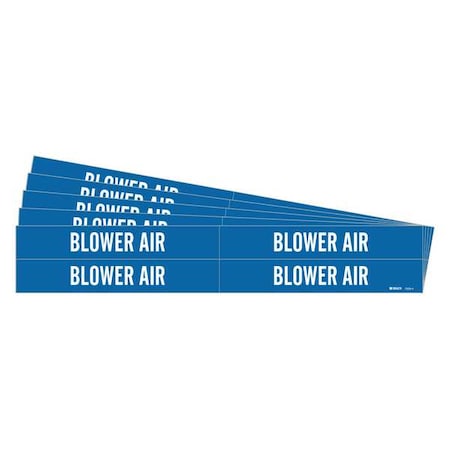 Brady Pipe Marker, Adhesive, 1-1/8"H, 7"W, PK5, 7329-4-PK 7329-4-PK