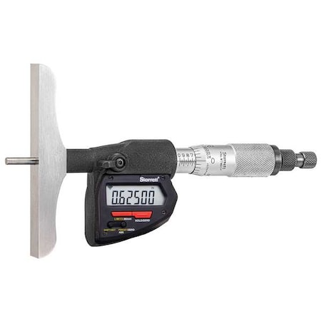 Starrett Wireless Digital Depth Micrometer W749.1BZ-6RL