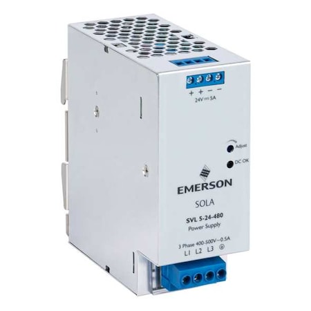 Solahd Din Rail Power Supply, 5 A, 120 W SVL524480