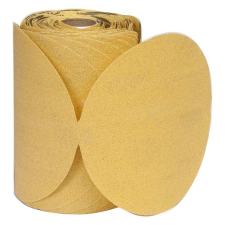 NORTON ABRASIVES PSA Sanding Disc Roll, 5 in Dia, P80 G 66261183806