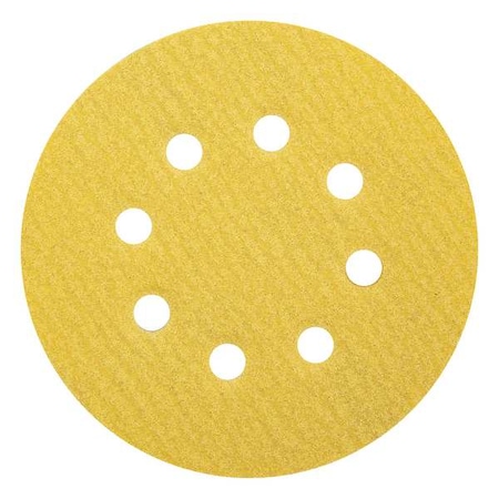 NORTON ABRASIVES Hook-and-Loop Sanding Disc, 5 in Dia 66261183918