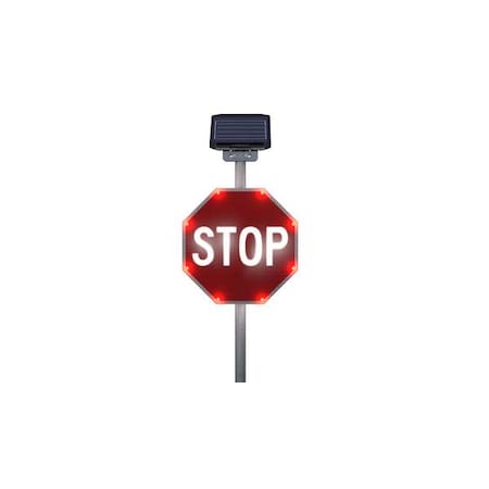 Tapco Stop Sign, LED, Crossing Sign, 30x30 600624