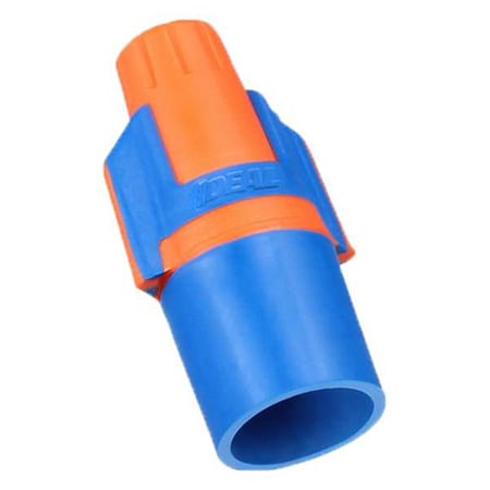 Ideal Twist-On Wire Connector, 12 AWG Max, Blue, Orange, Polypropylene with TPE Overmold Insulation 30-343