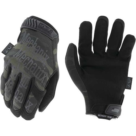 Mechanix Wear MG-68 MultiCam(R) Black Original(R), Synthetic Leather Palm, TrekDry Back, 2XL, Black MG-68-012