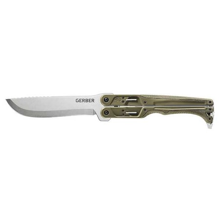 GERBER Folding Knife, 15-1/2 in Overall L 30-001533N