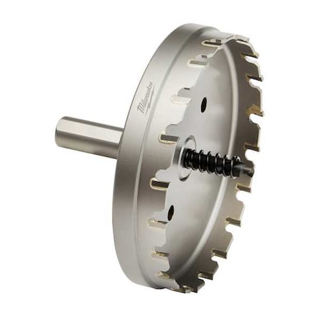 Milwaukee Tool 4 in. One-Piece Carbide Hole Cutter for Stainless Steel 49-57-8647