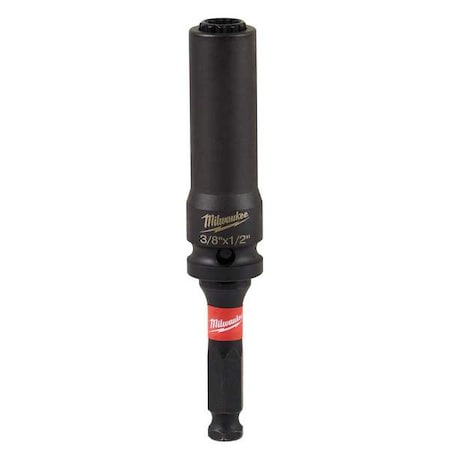 Milwaukee Tool SHOCKWAVE Lineman's 12 Point 3/8 in. and 1/2 in. 2-in-1 Socket 49-66-5119