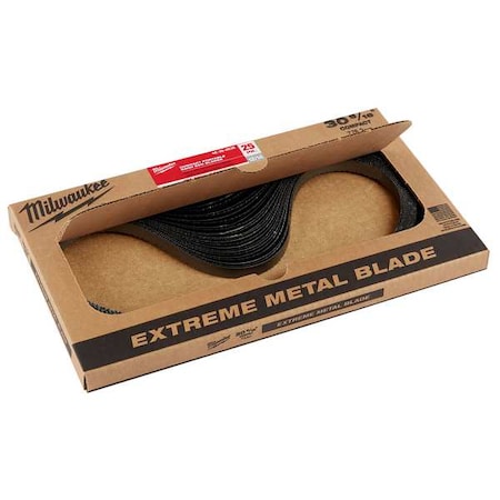 Milwaukee Tool Portable Band Saw Blade, 12/14 TPI, Metal, 25 PK 48-39-0636