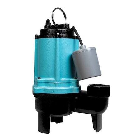 Little Giant Pump SewageEjectorPump, 20ft, 0.5hp, 115VAC 511433