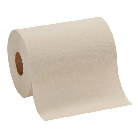 Georgia-Pacific Pacific Blue Basic Hardwound Paper Towels, 1 Ply, Continuous Roll Sheets, 1,000 ft, Brown, 12 PK 26405