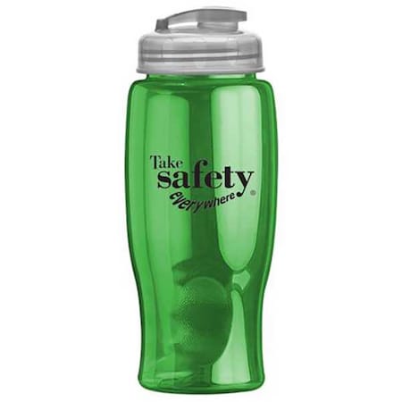 Quality Resource Group Water Bottle, 27oz., Green TB27USS