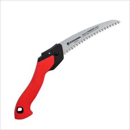 Corona Tools RazorTOOTH Folding Saw, Steel 7 in L Blade, Plastic Handle, 9 1/4 in Tool L RS16120