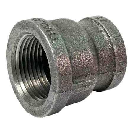 Zoro Select Reducer Reducer, 1" x 1/4" Pipe, FNPT, Malleable Iron, Class 150 783Y90