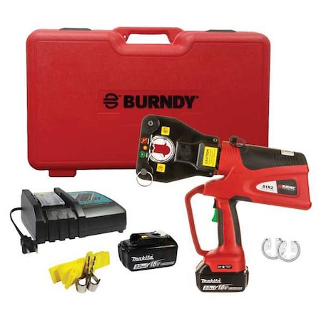 Burndy Cordless Crimping Tool Kit, Latching PAT81K2U03A2