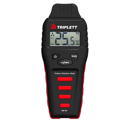 Triplett Moisture Meter, Pinless, 1inDepth MS120
