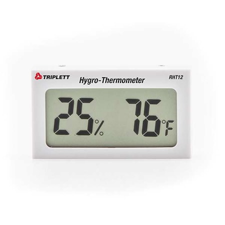 TRIPLETT Relative Humidity/Temperature Indicator RHT12