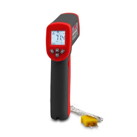 Triplett Infrared Thermometer, Adjustable 0.05 to 1.00, -58 Degrees  to 1112 Degrees F F, Backlit LCD IRT227